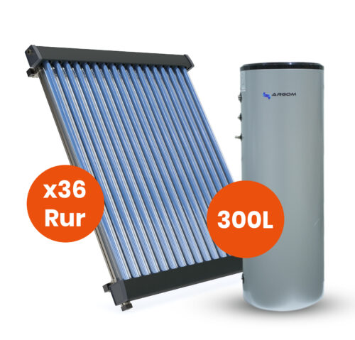 KOLEKTOR SŁONECZNY solarny PROMAG 36 RUR + ZBIORNIK 300L
