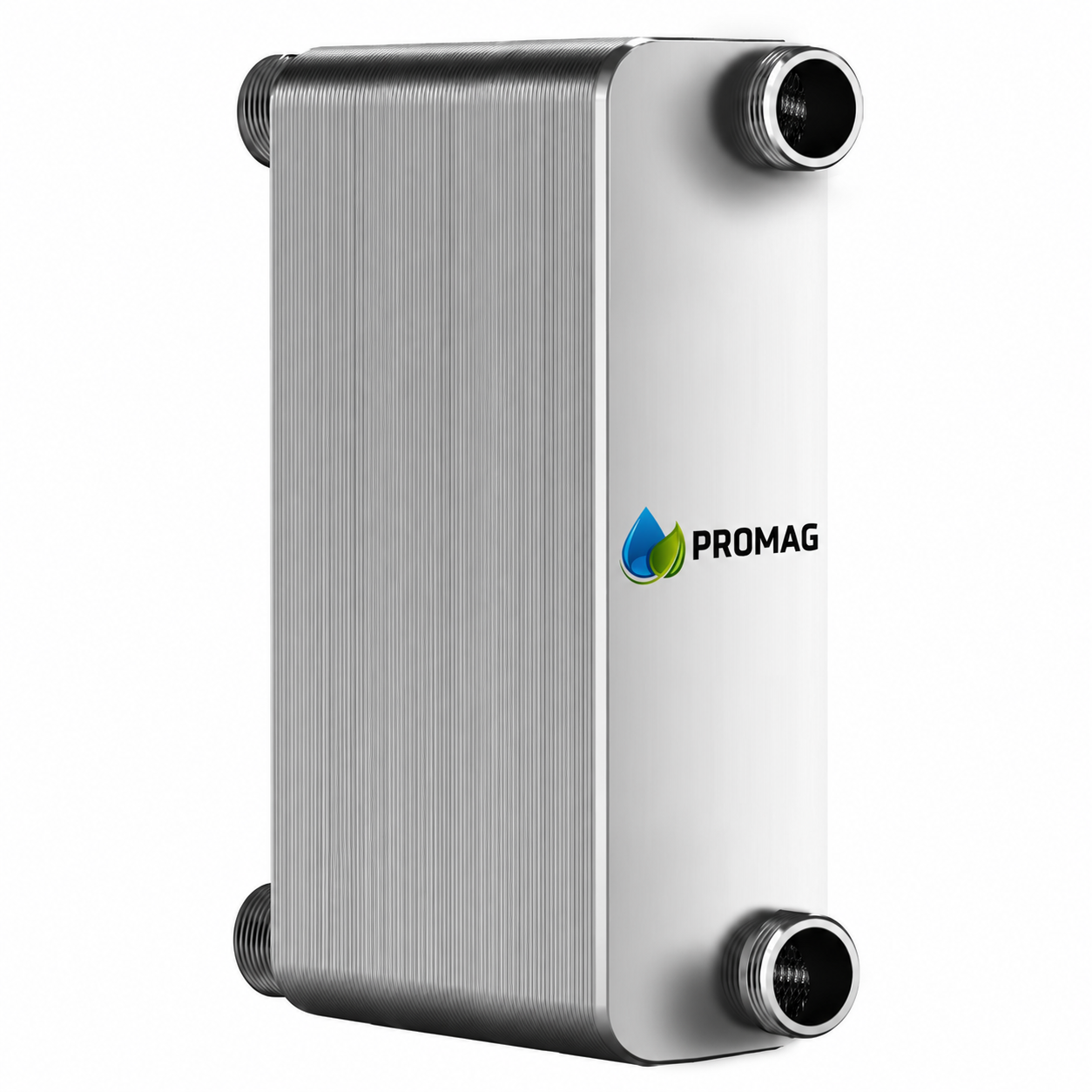 PLOKŠTINIS ŠILUMOS KEITIKLIS 380 kW, 100 plokščių, 6/4”, PGM 6/4c-100, dvipusis