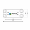 PLOKŠTINIS ŠILUMOS KEITIKLIS 3400 kW, 160 plokščių, 5/2”, PGM 5/2c-160